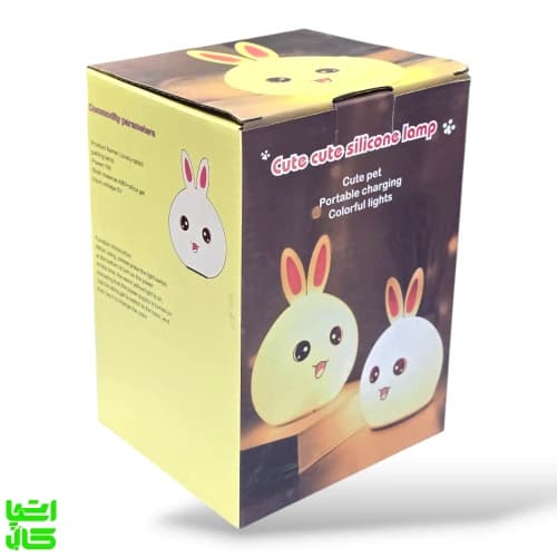 چراغ خواب خرگوشی نرم سیلیکونی شارژی — تصویر ۹
