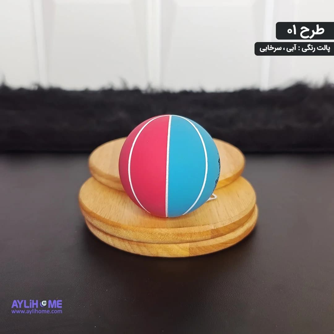 مینی توپ سیلیکونی طرح کتونی — تصویر ۶