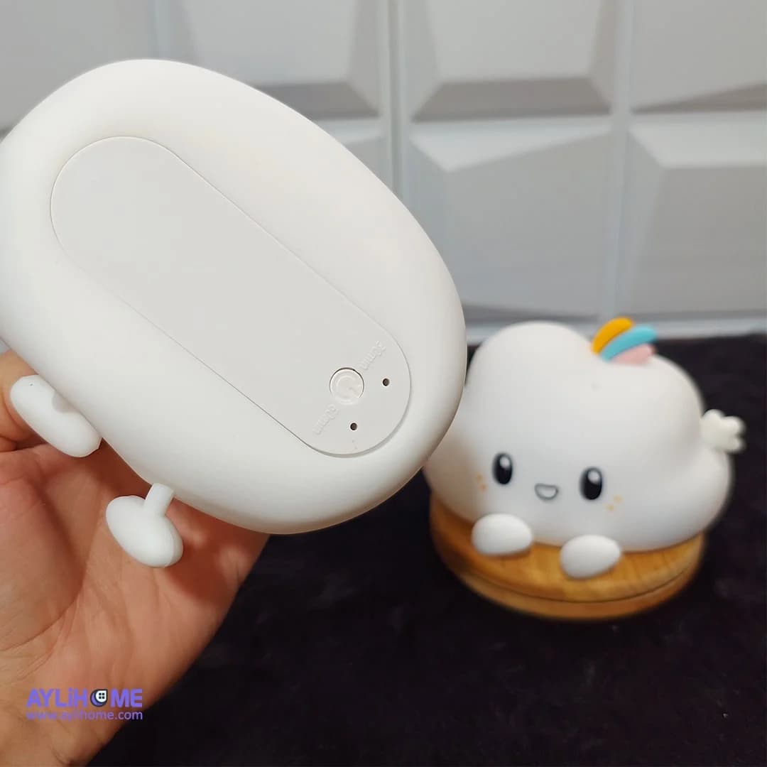 چراغ خواب سیلیکونی طرح ابر — تصویر ۶