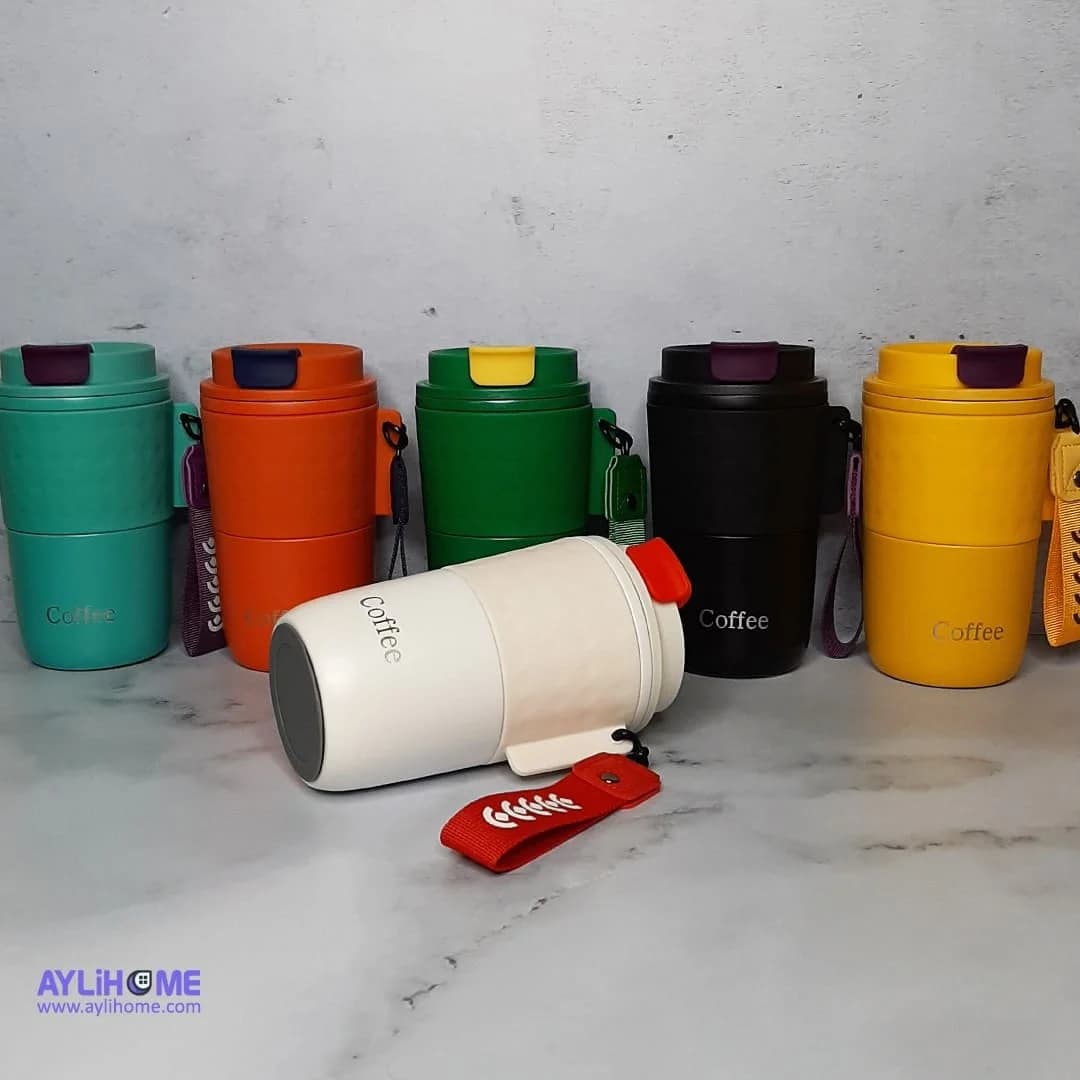 تراول ماگ 420 میلی دورسیلیکونی — تصویر ۲