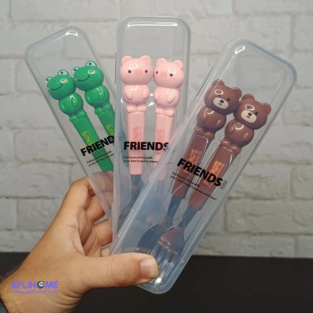 ست قاشق چنگال FRIENDS