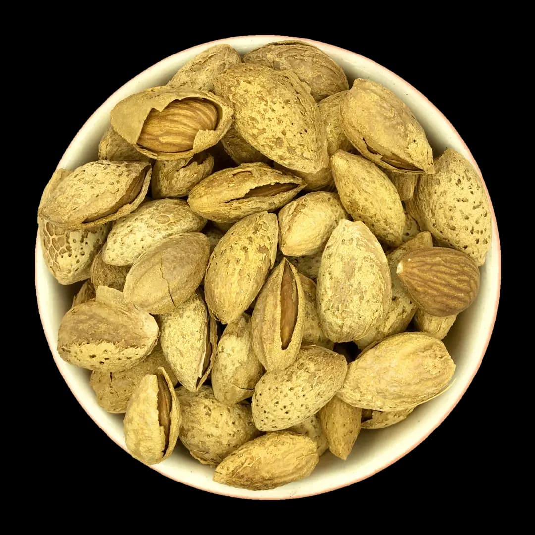 بادام کاغذی منقا خام (خارجی)