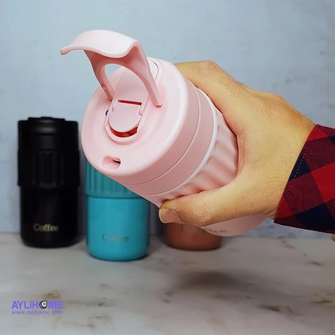 تراول ماگ کافی شاین دو دهانه — تصویر ۱۲