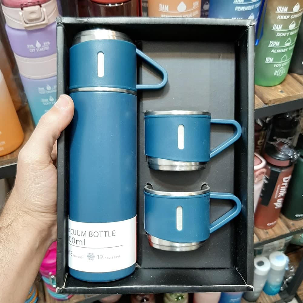 فلاسک سه لیوانه جعبه کادویی — تصویر ۱۲