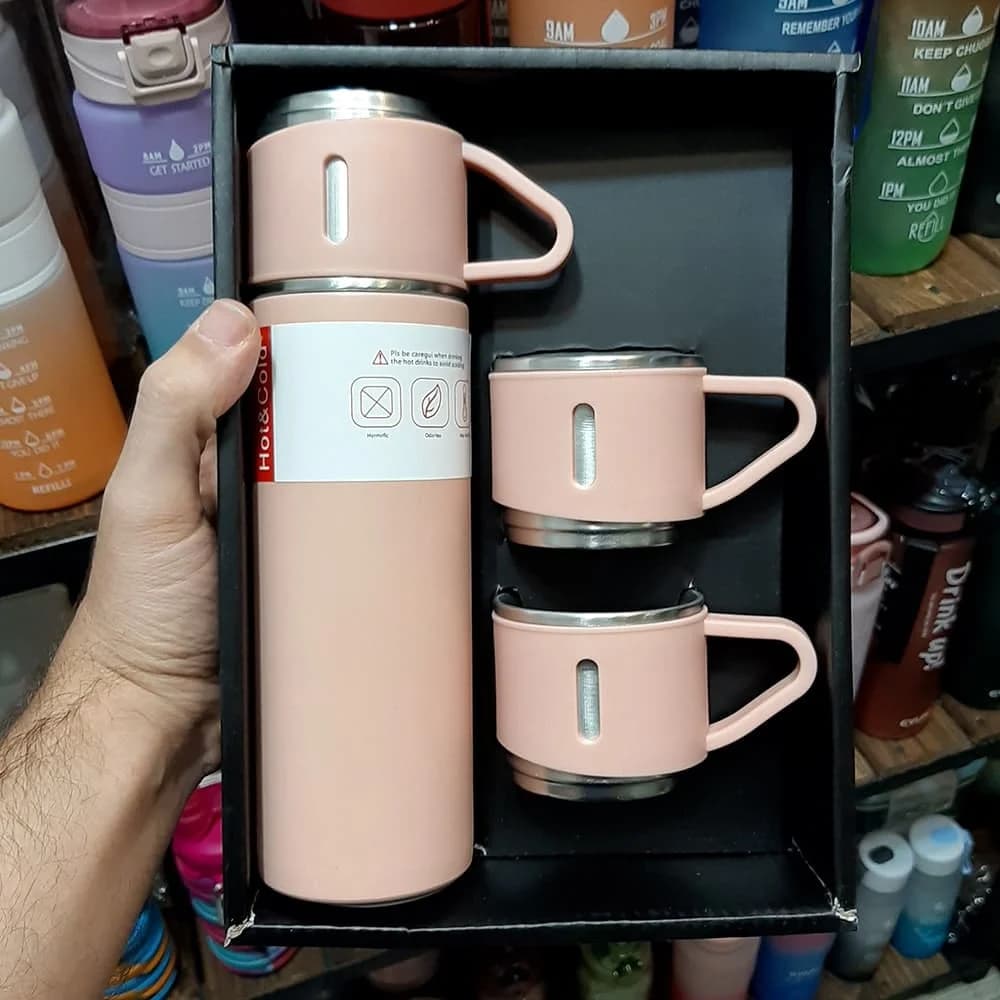 فلاسک سه لیوانه جعبه کادویی — تصویر ۱۰