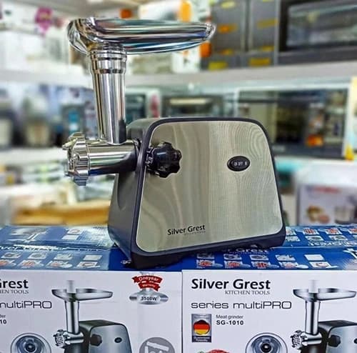 چرخ گوشت سیلور کرست مدل SG1010 با بدنه استیل — تصویر ۵