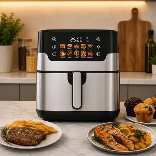 سرخ کن تفال مدل 8006 ظرفیت ۱۵ لیتر دو المنت