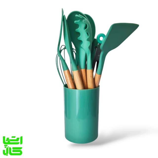ست ۱۲ تکه کفگیر و ملاقه سیلیکونی — تصویر ۷