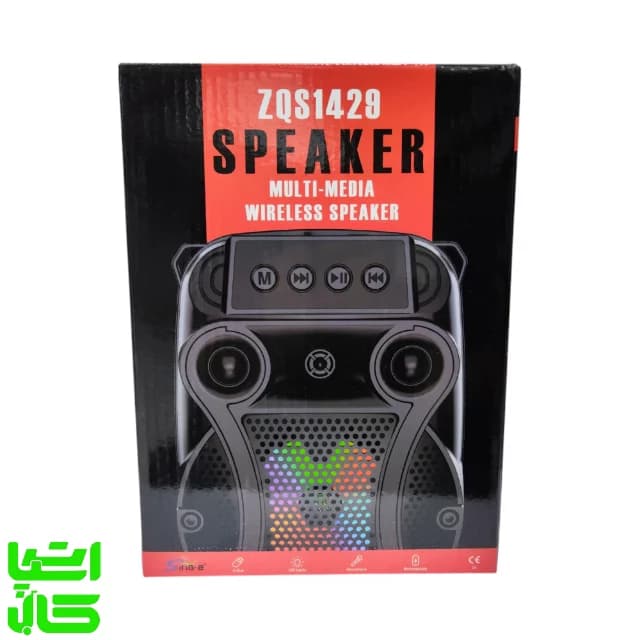 اسپیکر شارژی میکروفن دار ZQS-1429 — تصویر ۹