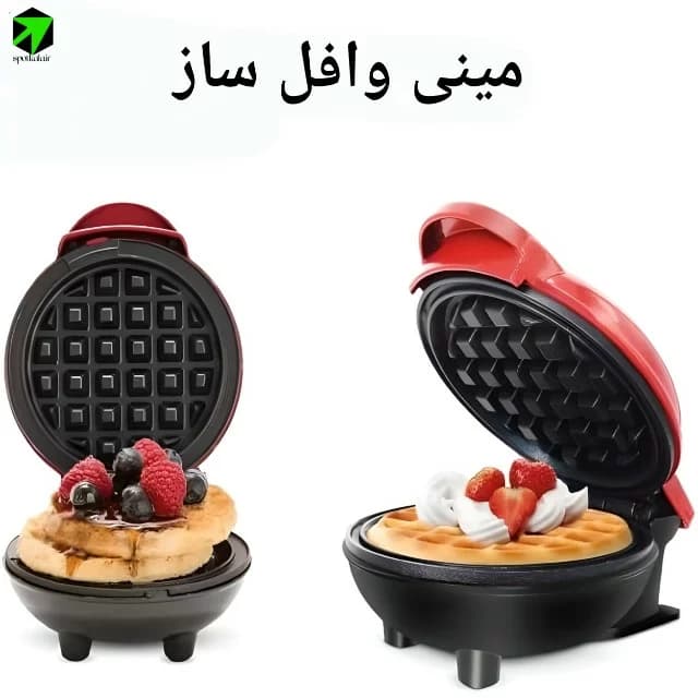 مینی وافل ساز و دونات Mini maker waffle — تصویر ۷