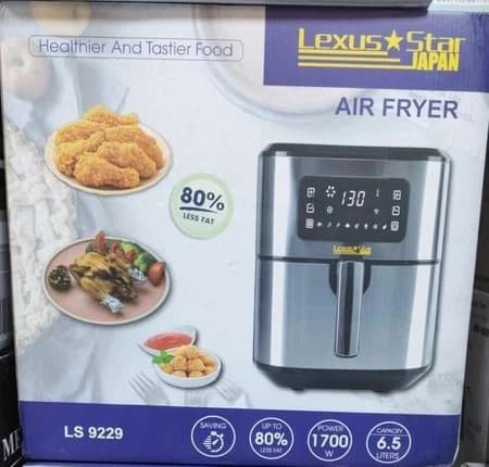 سرخ کن لکسوس استار 9229 ظرفیت ۶.۵ لیتر بدون روغن — تصویر ۲
