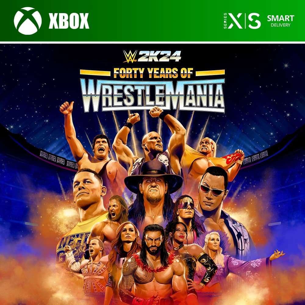 بازی WWE 2K24 Forty Years of WrestleMania Edition ایکس باکس XBOX