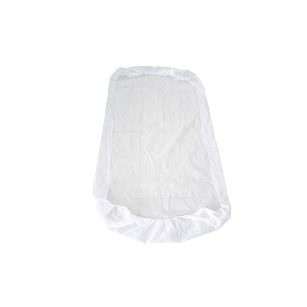 ملحفه کشی یکبار مصرف 200*85 cm مخصوص تخت بسته 5 عددی(رنگ سفید)