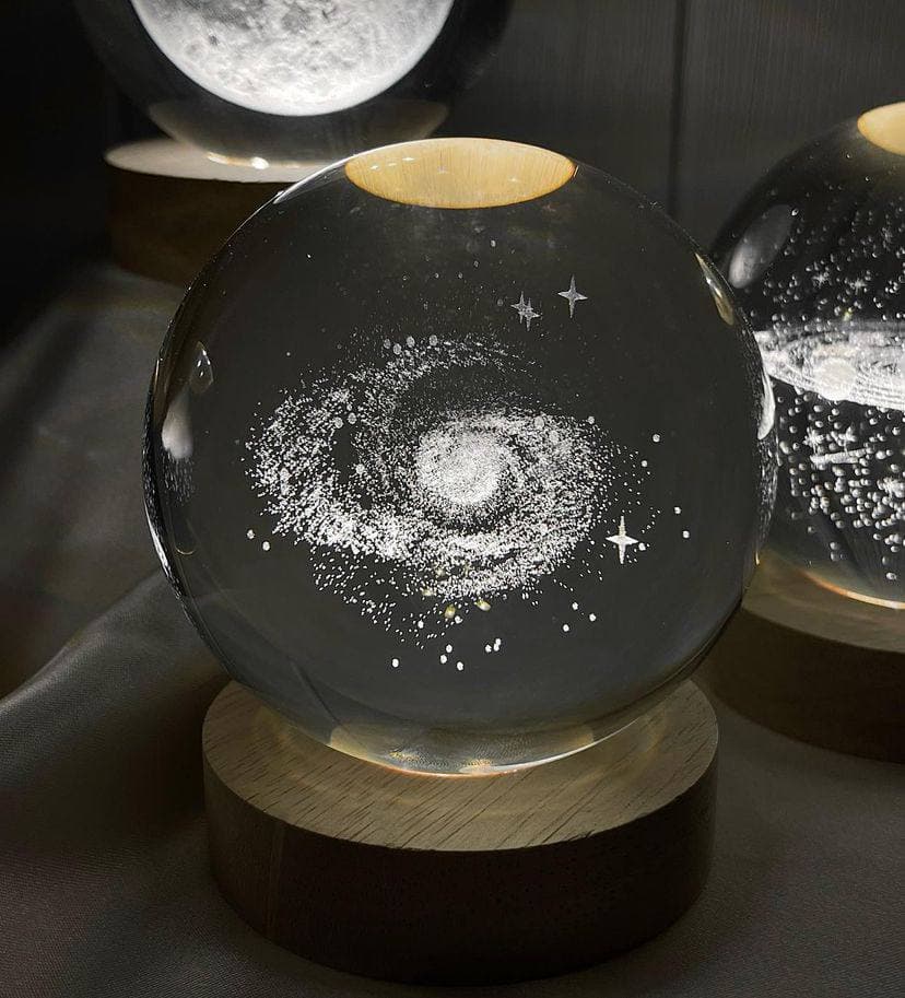 گوی کریستالی طرح کهکشان راه شیری Milky Way