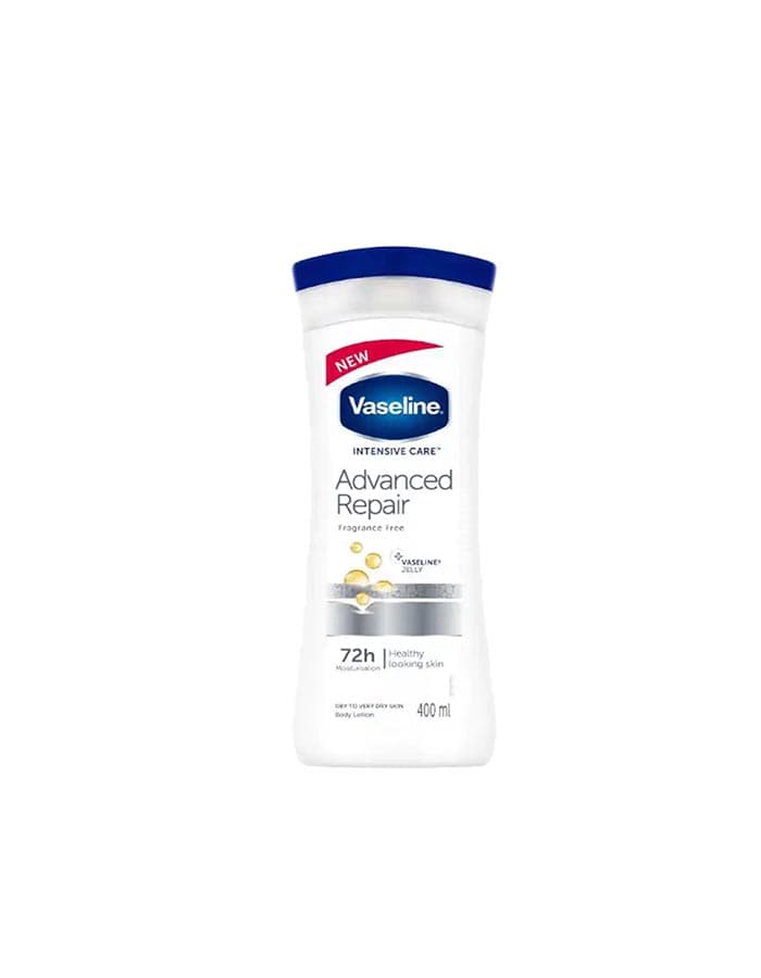 لوسیون بدن ترمیم کننده پوست خشک وازلین 400ml مدل Advanced repair