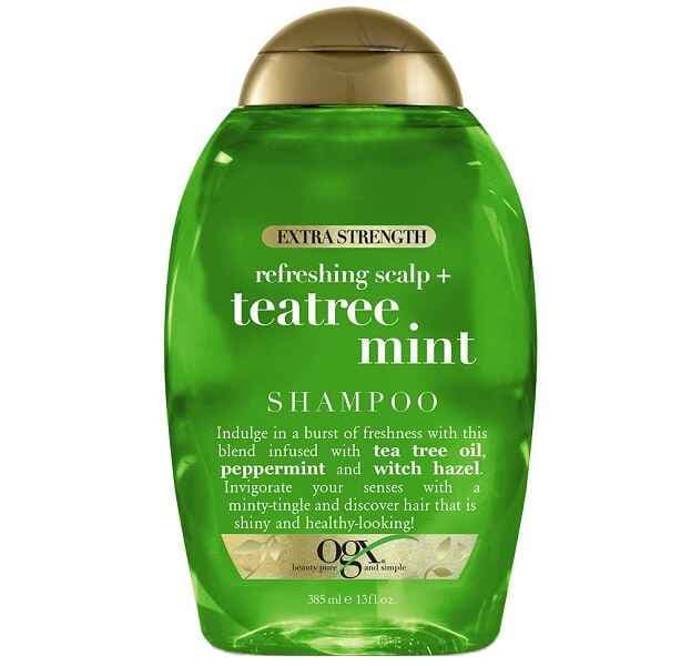 شامپو موی چرب او جی ایکس OGX مدل tea tree mint