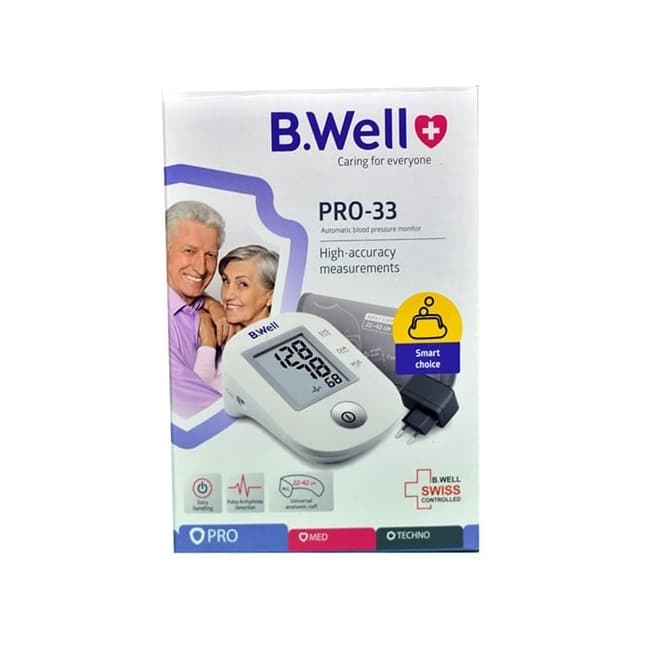 فشارسنج بازویی B.Well مدل Pro33 با آداپتور — تصویر ۶