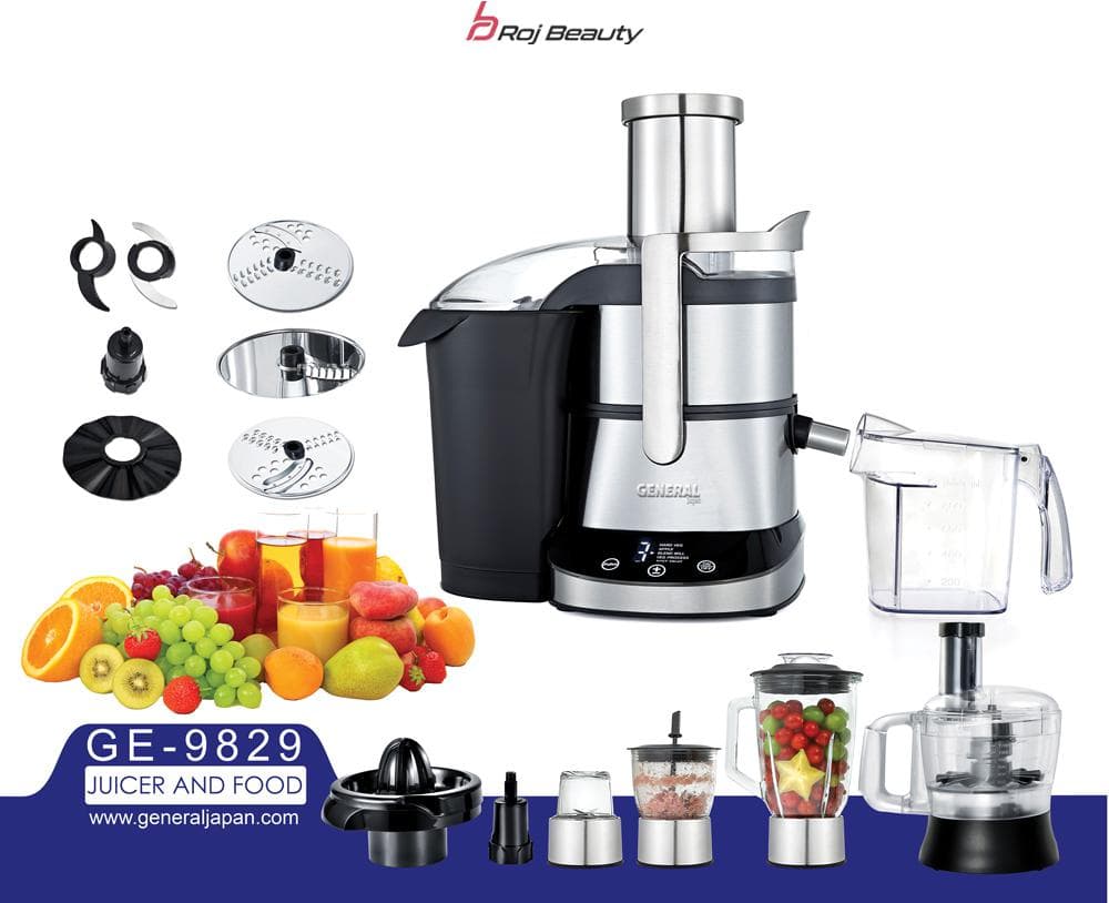 آبمیوه گیری و غذاساز 20کاره جنرال ژاپن مدل GE-9829 General 20-function juicer