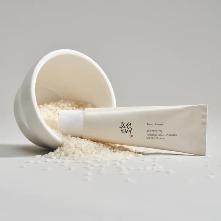 کرم ضد آفتاب بیوتی آف جوسان Relief Sun Rice برنج و پروبیوتیک — تصویر ۷