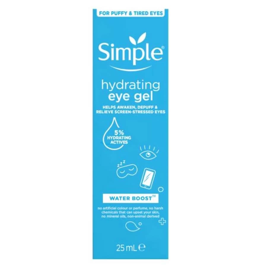 ژل آبرسان دور چشم سیمپل روشن کننده و ضد پف 25ml