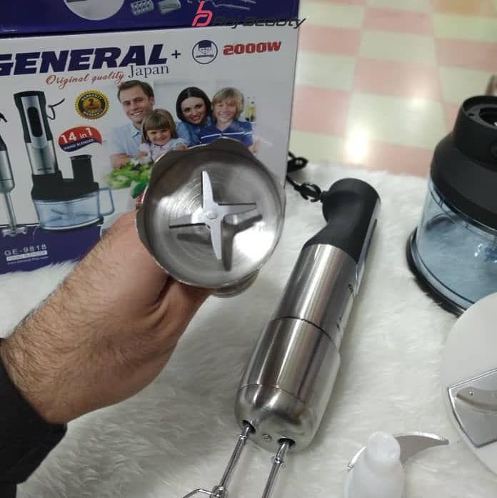 گوشت کوب14کاره جنرال ژاپن(غذاساز) GE:9818 — تصویر ۴