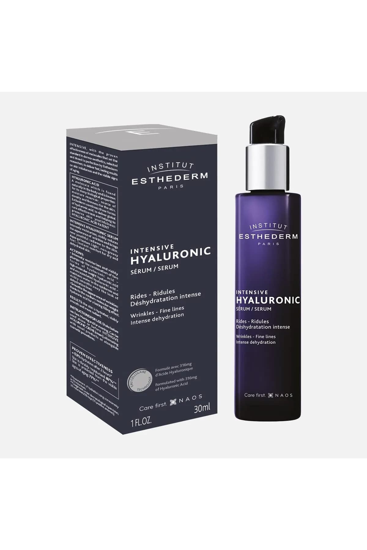 سرم مرطوب‌کننده و ضد چروک هیالورونیک استادرم 30 میل | INSTITUT ESTHEDERM Intensive Hyaluronic Serum