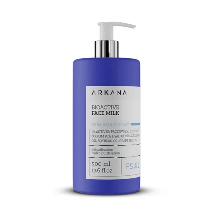 پاک‌ کننده صورت یا شیر پاک کن انواع پوست ارکانا 500 میل Bioactive Face Milk — تصویر ۳