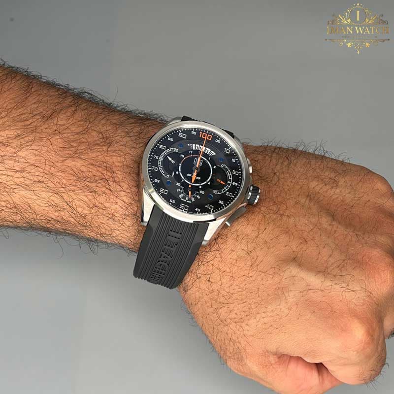 ساعت مچی مردانه تگ هویر sls نقره ای صفحه مشکی Tag-Heuer — تصویر ۱۰