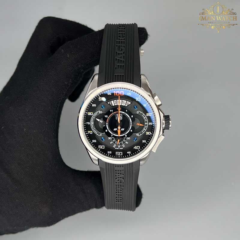 ساعت مچی مردانه تگ هویر sls نقره ای صفحه مشکی Tag-Heuer — تصویر ۲