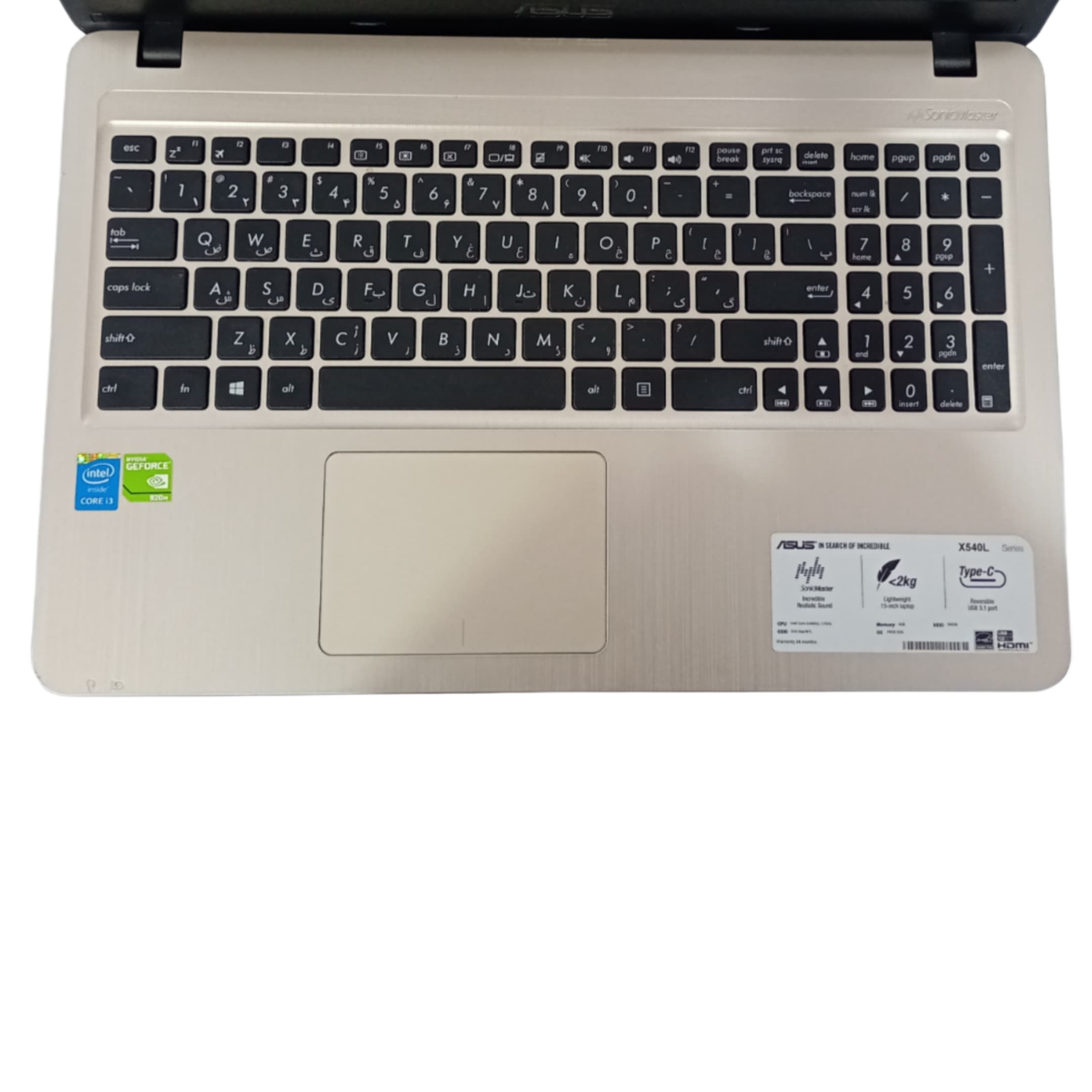 لپ تاپ استوک ایسوس ASUS X540L-i3 — تصویر ۴