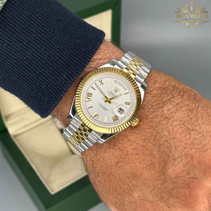 ساعت رولکس مردانه دی دیت اتومات Rolex Day Date 15258 — تصویر ۷