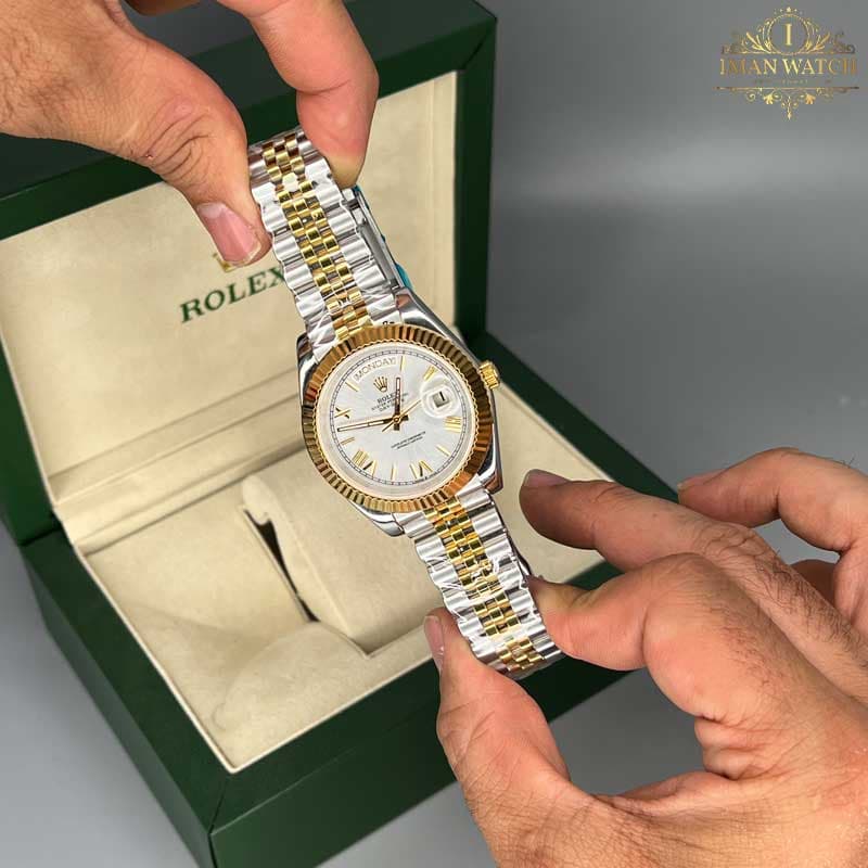 ساعت رولکس مردانه دی دیت اتومات Rolex Day Date 15258 — تصویر ۴