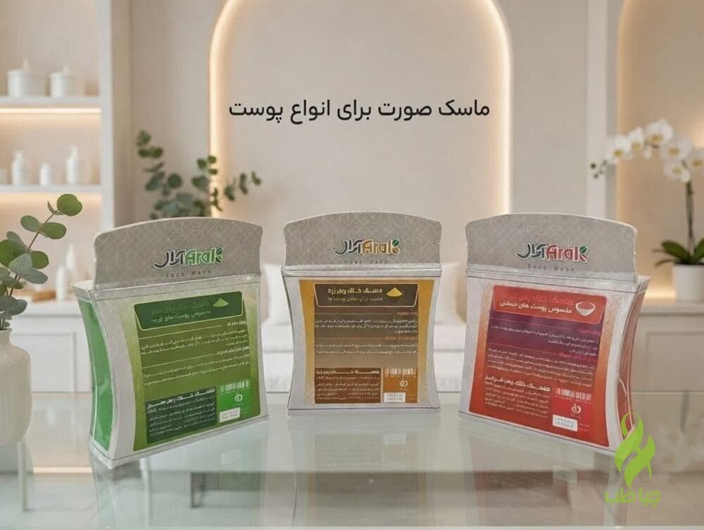 ماسک صورت آرال (خاک رس سبز)