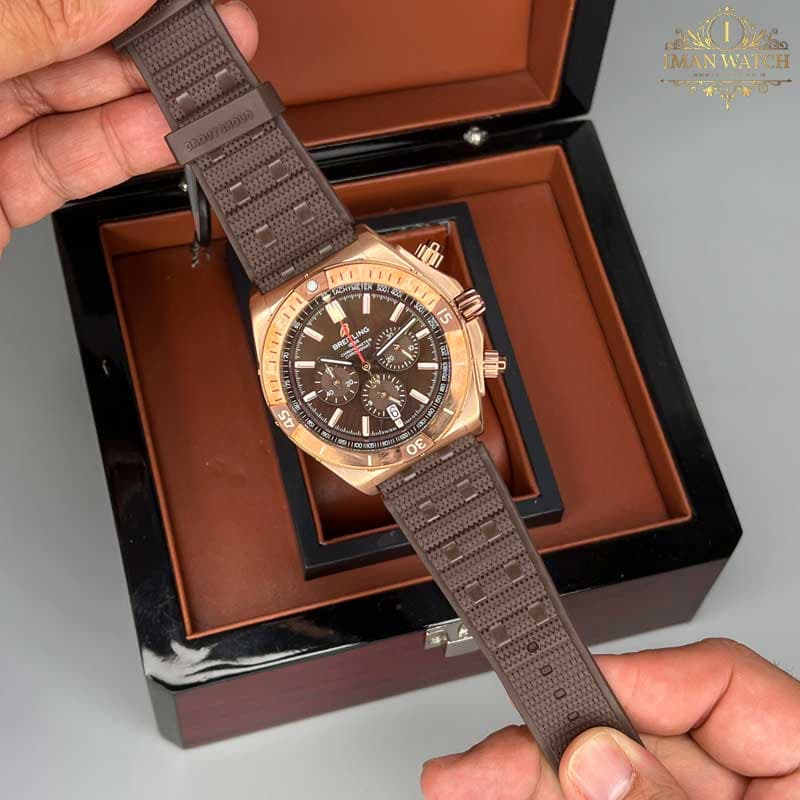 ساعت برایتلینگ خلبانی صفحه قهوه ای breitling A9540 — تصویر ۴