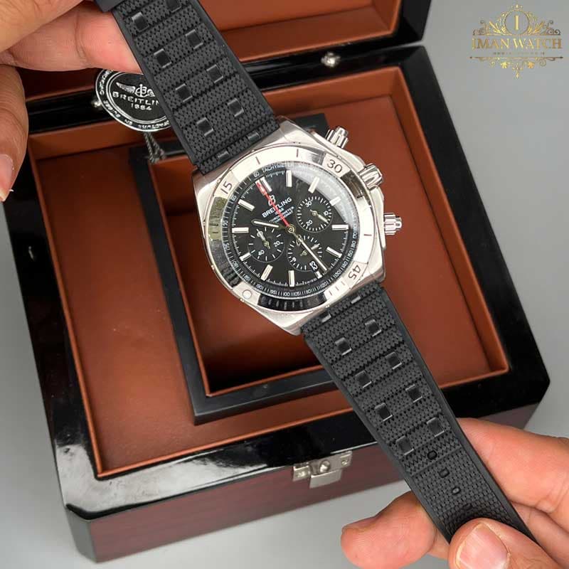 ساعت برایتلینگ خلبانی صفحه مشکی breitling A9510 — تصویر ۸