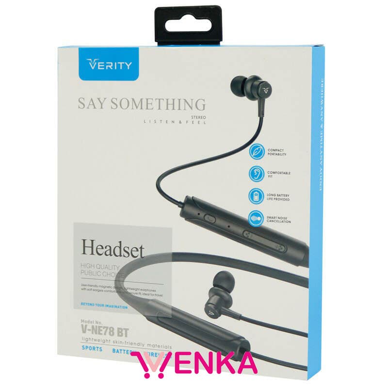 هدست دور گردنی VERITY V-NE78 BT + گارانتی