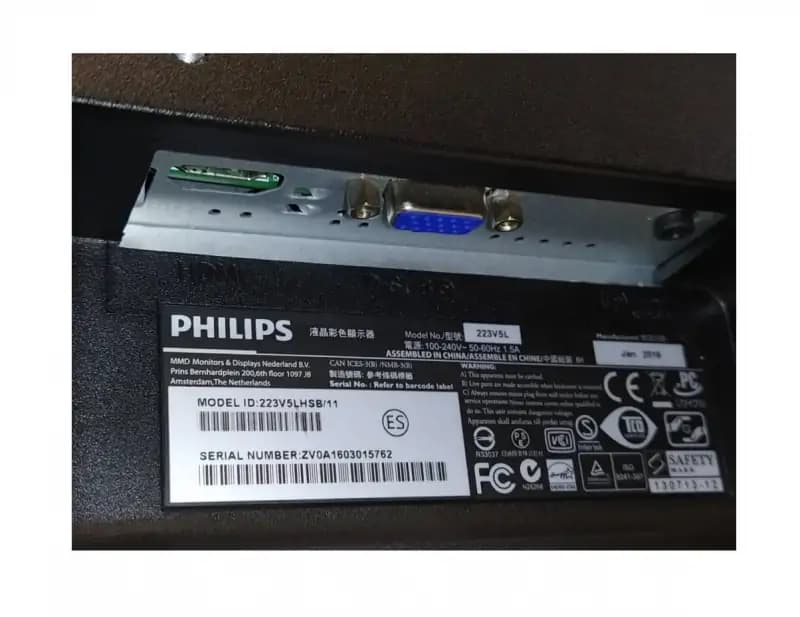 مانیتور استوک PHILIPS 223V 22inch — تصویر ۵