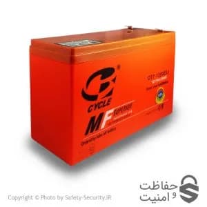 باطری اماکن 12 ولتی 7.2 آمپر