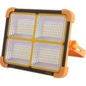 پروژکتور سیار شارژی و پاور بانک خورشیدی کیانگ مدل KY-100W استاندارد ip66