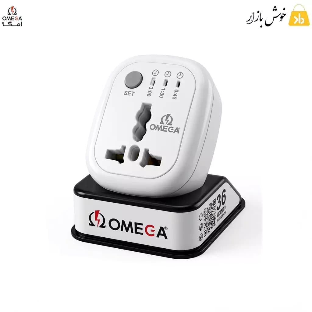 تبدیل برق 3 به 2 OMEGA مدل M100 – لیمویی — تصویر ۴