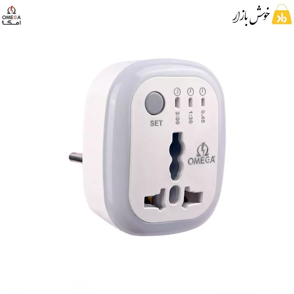 تبدیل برق 3 به 2 OMEGA مدل M100 – لیمویی — تصویر ۳
