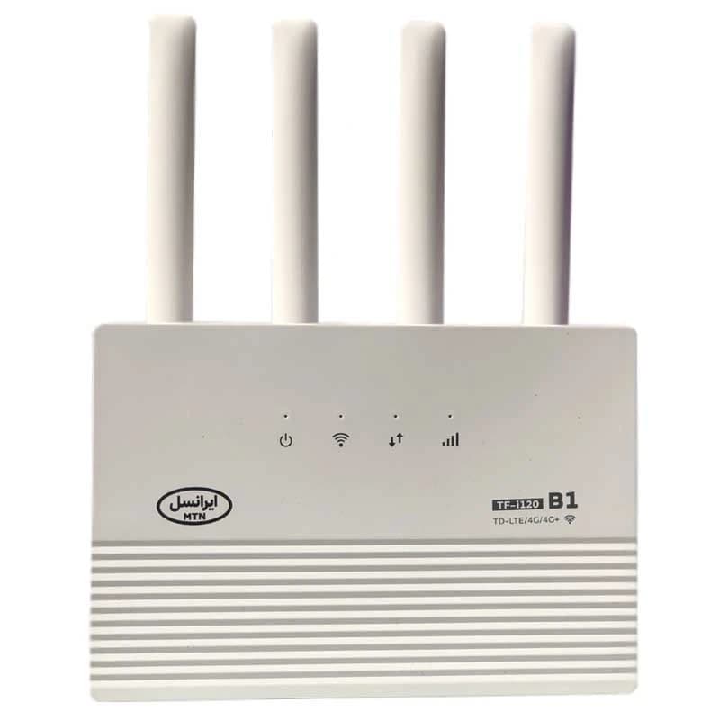 مودم ایرانسل 4G/TD-LTE مدل TF-i120 B1 + سیمکارت تی دی خام — تصویر ۸