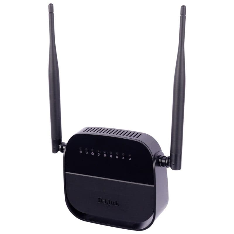 مودم دیلینک DSL-124 دو آنتن ADSL+ N300 – مشکی