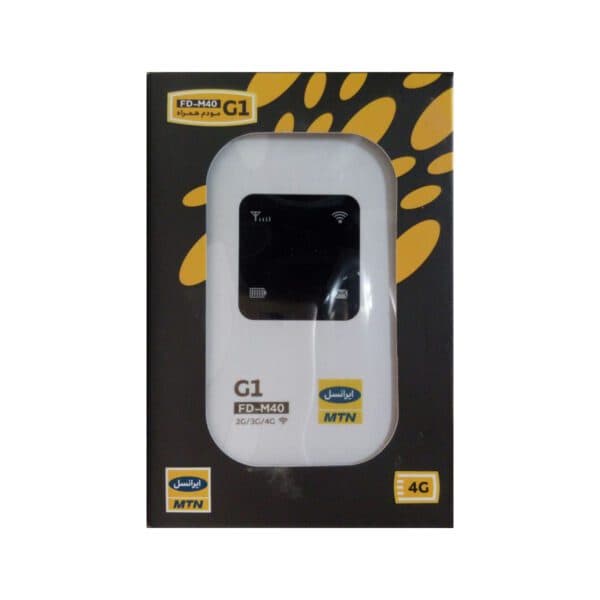 مودم ۳G/4G قابل حمل ایرانسل مدل FD-M40 G1 + بسته ۸۵ گیگ یکساله (ارسال رایگان)