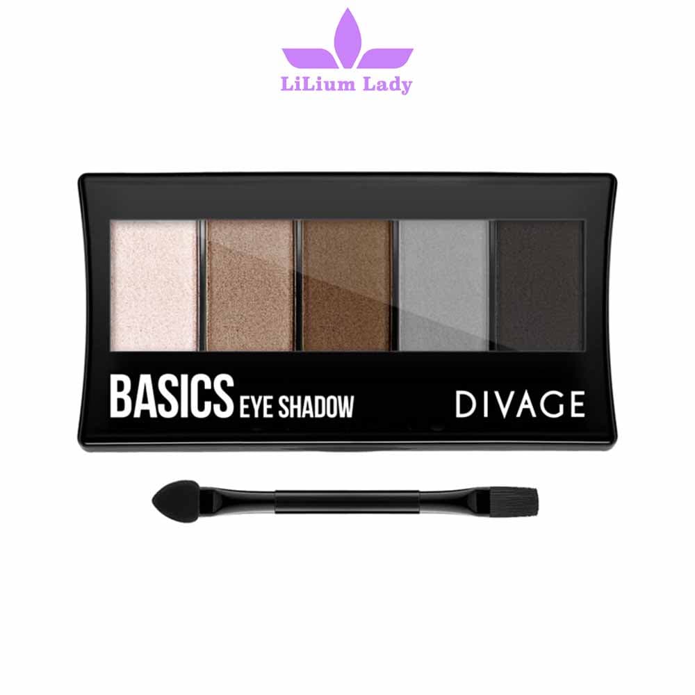 پالت سایه ۵ رنگ دیواژ مدل BASICS