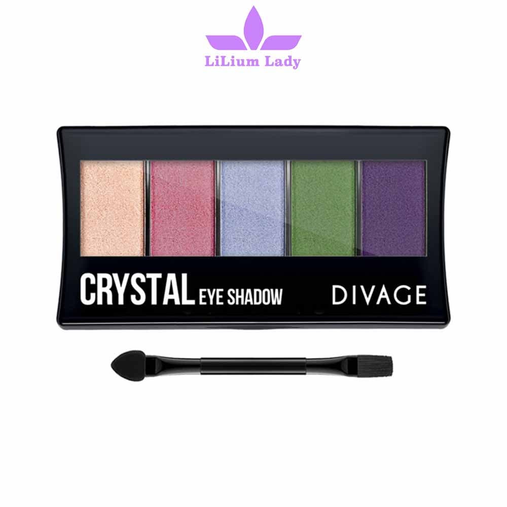 پالت سایه ۵ رنگ دیواژ مدل CRYSTAL — تصویر ۳