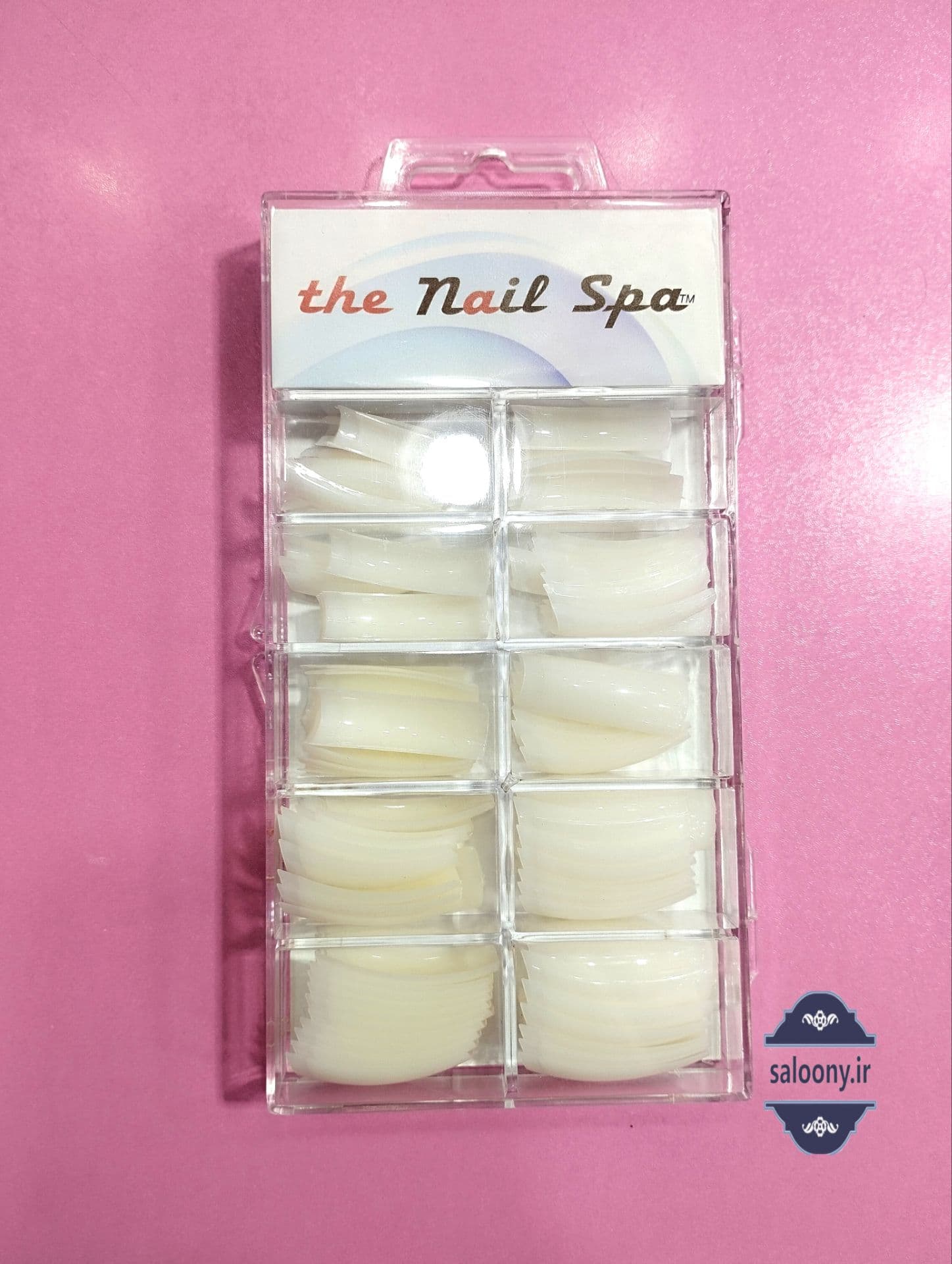 تیپ کاشت ناخن بسته ۱۰۰ عددی سایز ۱ تا ۱۰ the nail spa