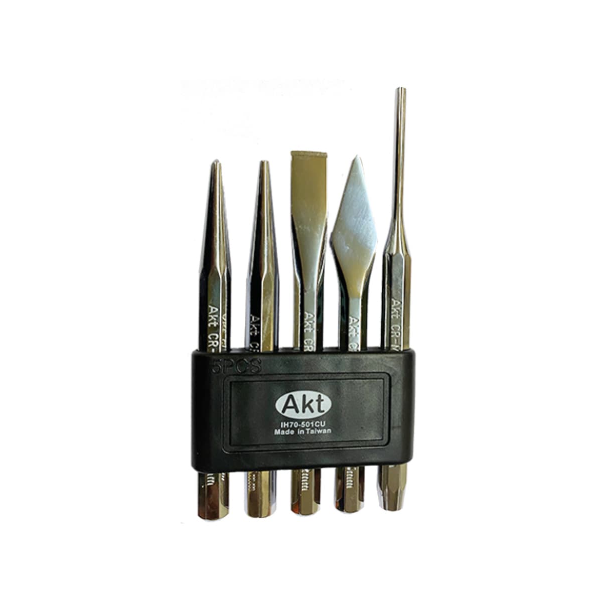سری سنبه و قلم 5 عددی پایه پلاستیکی AKT کد IH70-501CU