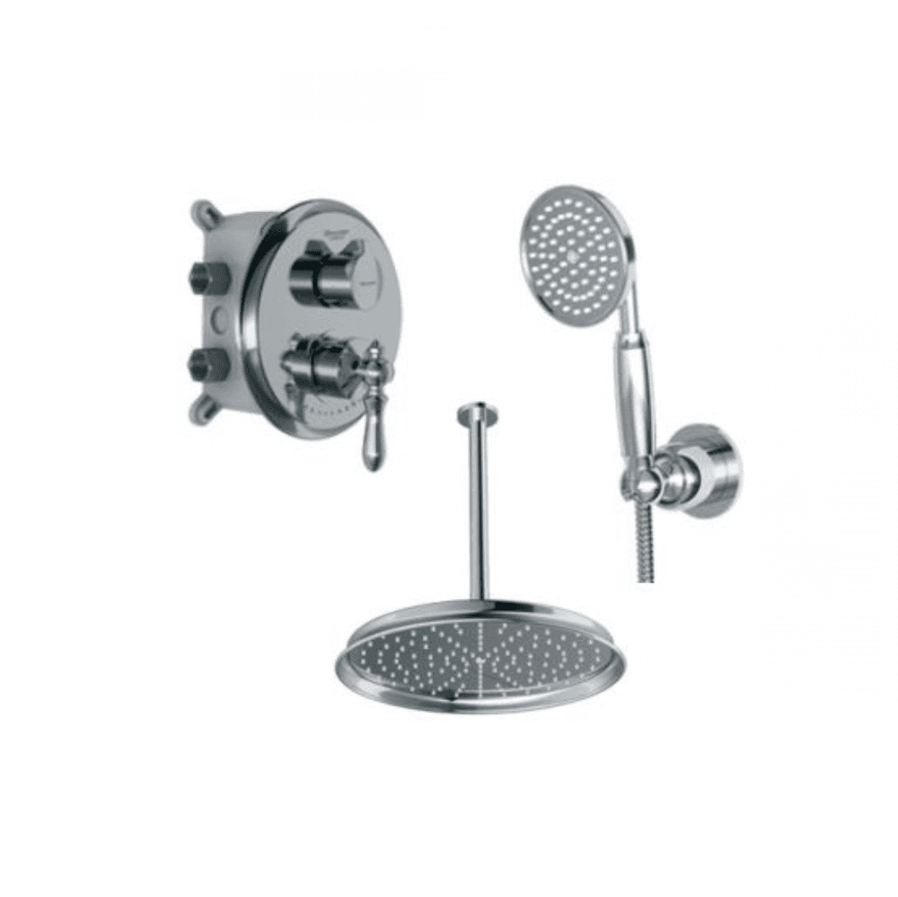 شیر دوش توکار شودر مدل زیگموند تیپ 3 brass