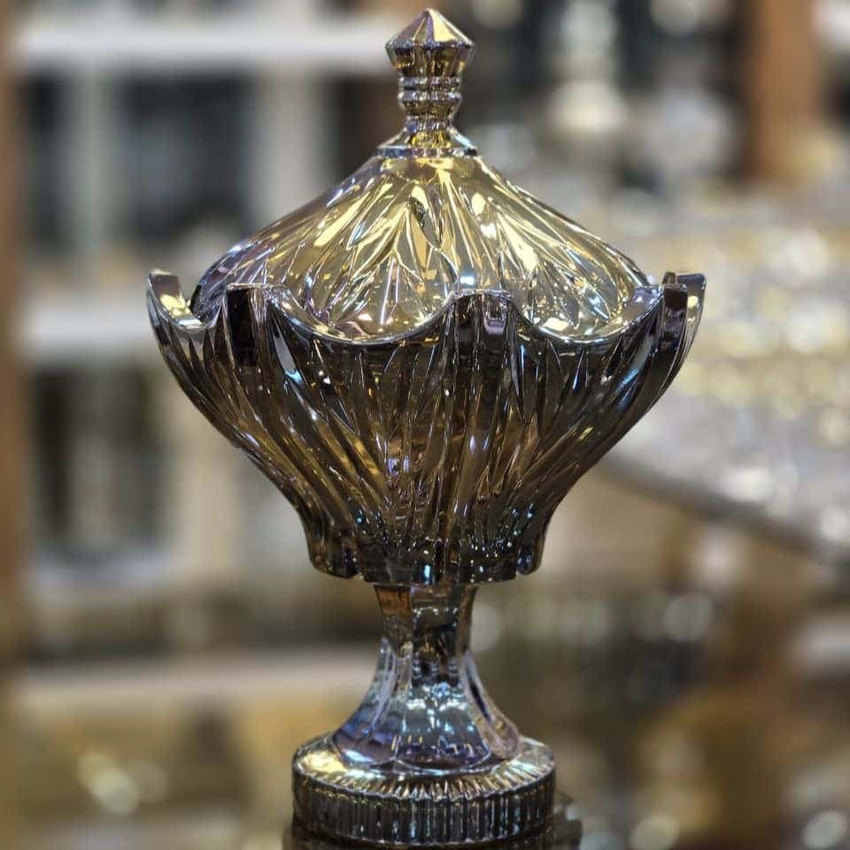 سرویس پذیرایی الیزه ارغوانی پایه دار کد Eliz-argh06 — تصویر ۷